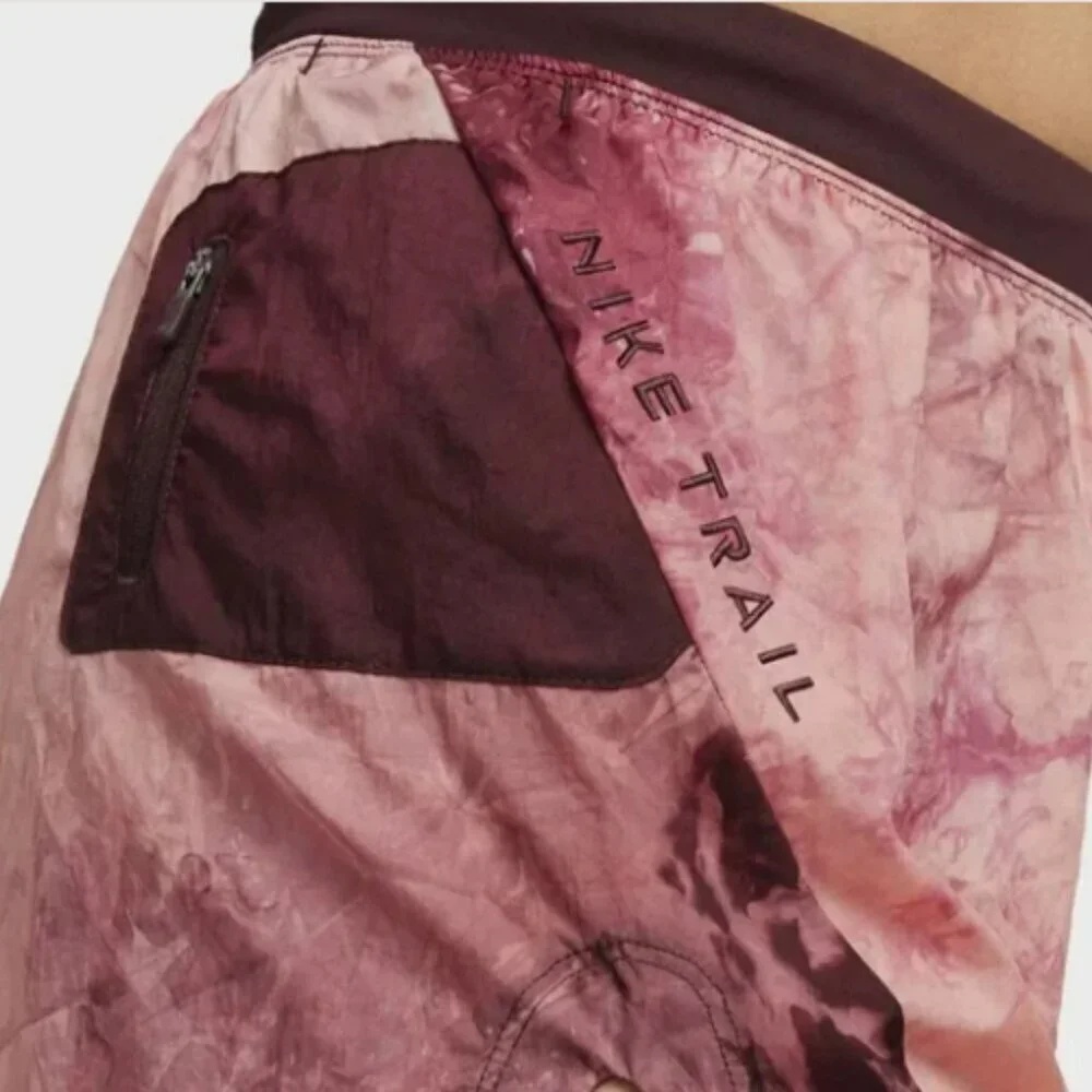 Nike Trail Women's Pink Tie-Dye Athletic Shorts